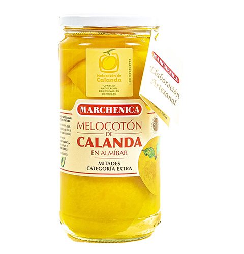 Melocoton-de-Calanda-en-Almibar-Mitades